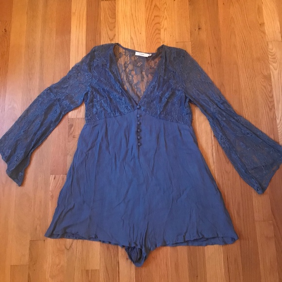 Lace Romper - Picture 1 of 2